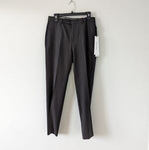 Calvin Klein X Slim Fit Wool Blend Dress Pants - 30W x 30L - Black